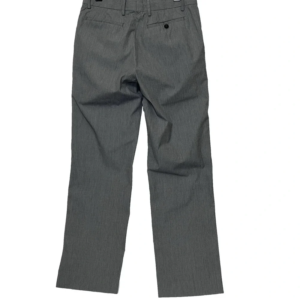 Banana Republic Flat Front Dress Pants Men Size‎ 32x32 Slacks Mid Gray Design